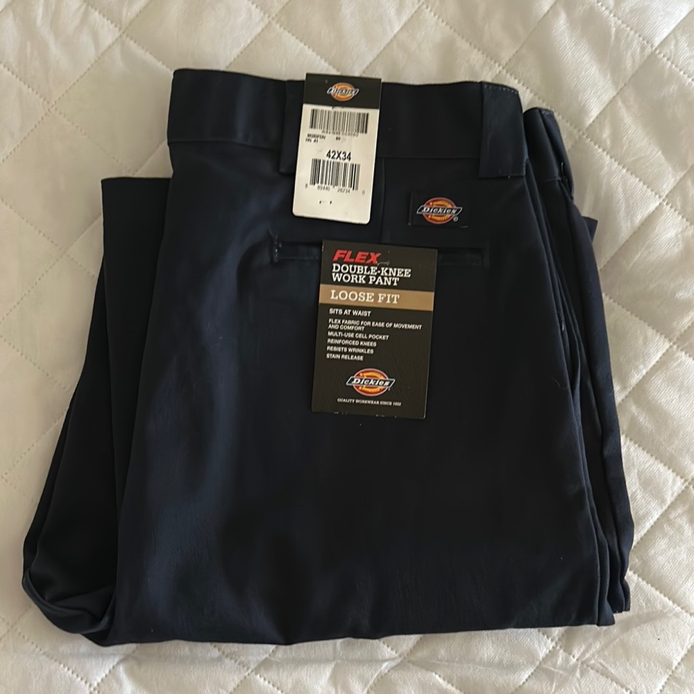 Dickies Flex Double Knee Pants - Navy